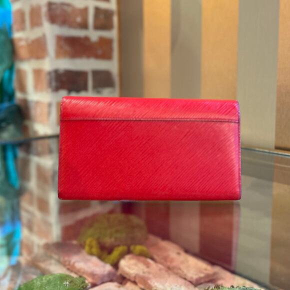 LOUIS VUITTON Red Epi Twist Wallet - Picture 2 of 11